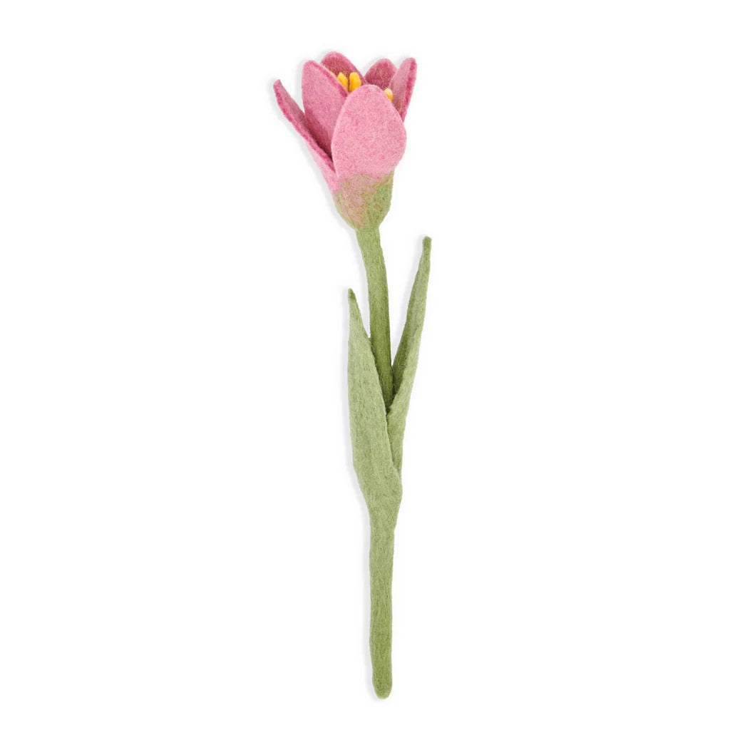 Preorder Crocus Bloom: Handmade Felt "Forever Flower"