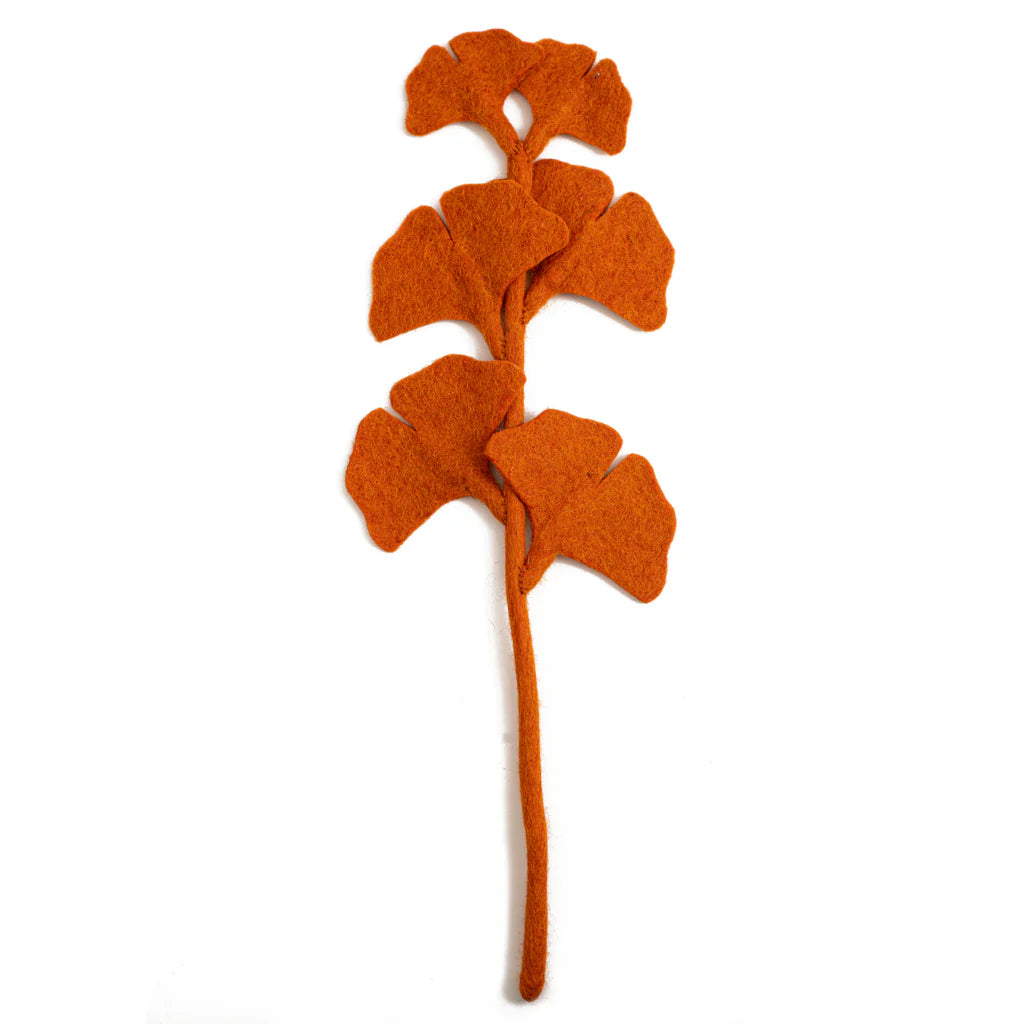 Preorder: Gingko Branch: Handmade Felt "Forever Foliage"