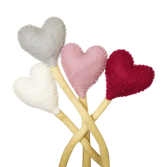 Preorder Heart Branch: Handmade Felt "Forever Foliage"