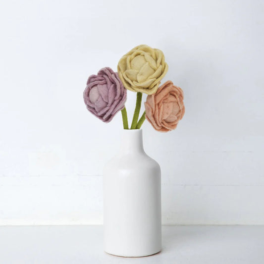 Preorder Peony Bloom: Handmade Felt "Forever Flower"