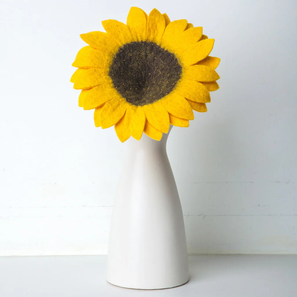 Preorder Sunflower Bloom: Handmade Felt "Forever Flower"