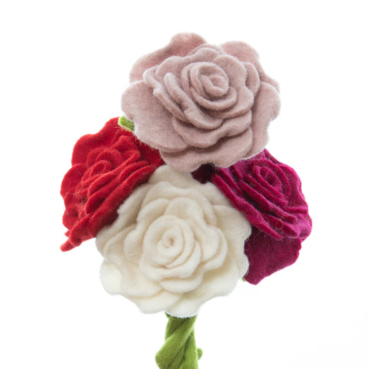 Preorder Blossoming Rose: Handmade Felt "Forever Flower"