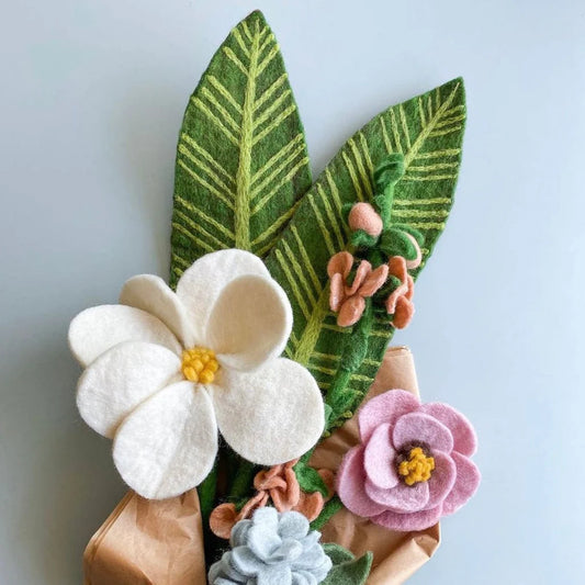 Preorder Calathea Branch: Handmade Felt "Forever Foliage