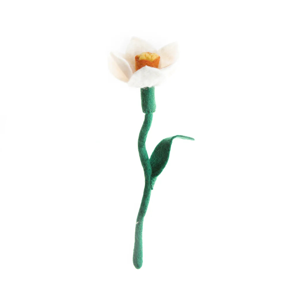 Preorder Daffodil Bloom: Handmade Felt "Forever Flower"