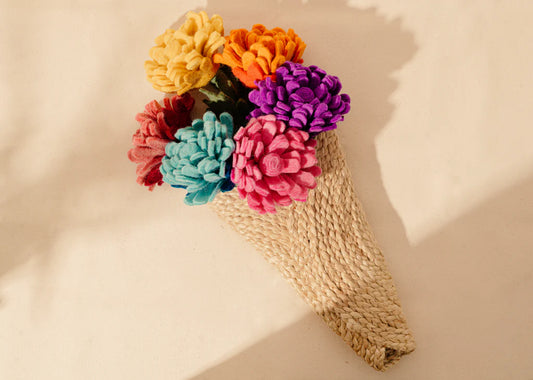 Preorder Garden Glory Bloom: Handmade Felt "Forever Flower"