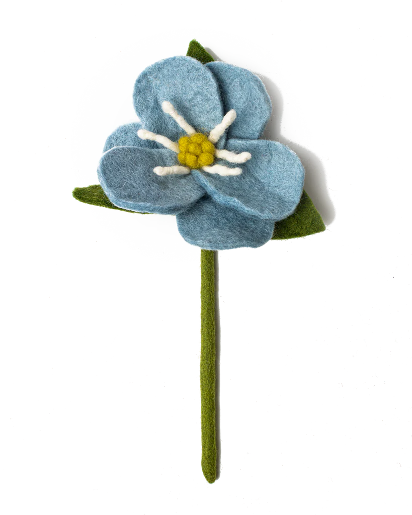 Preorder Hepatica Bloom: Handmade Felt "Forever Flower"