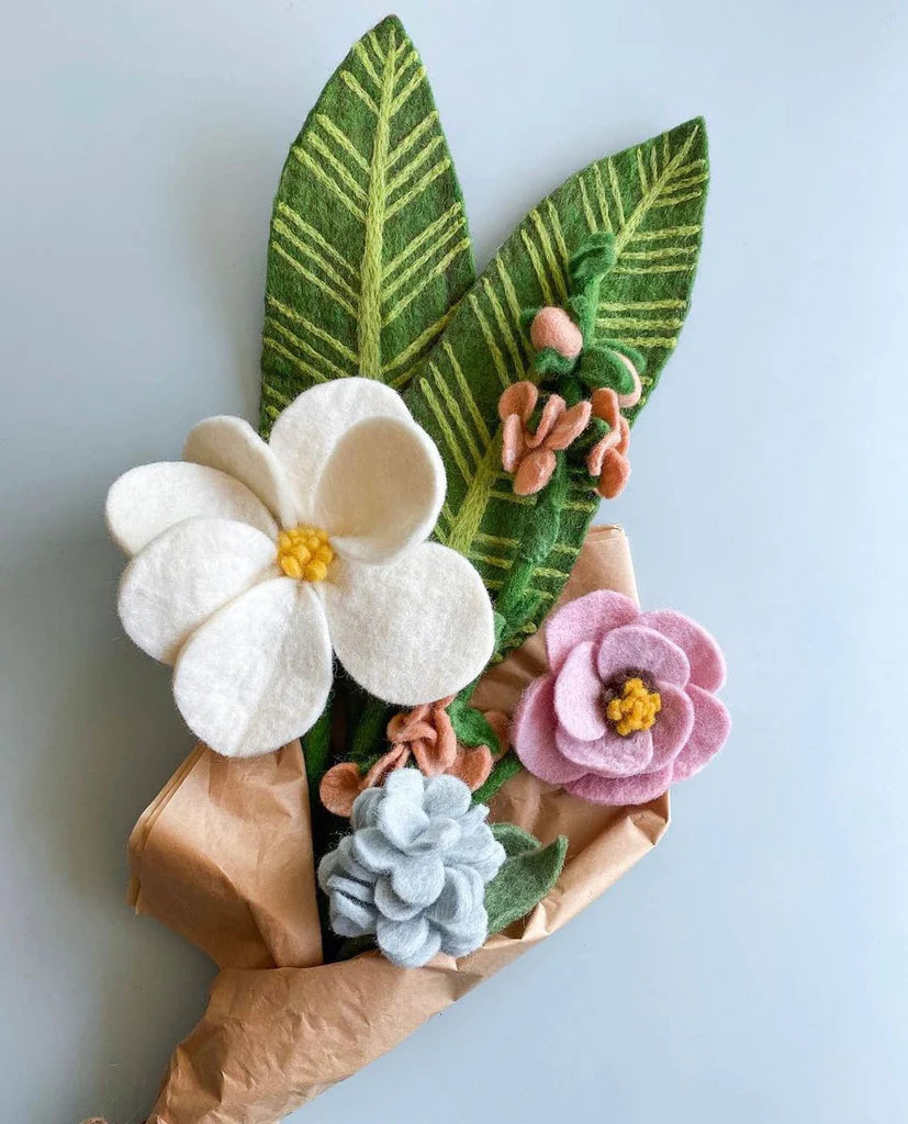 Preorder Magnolia Bloom: Handmade Felt "Forever Flower"