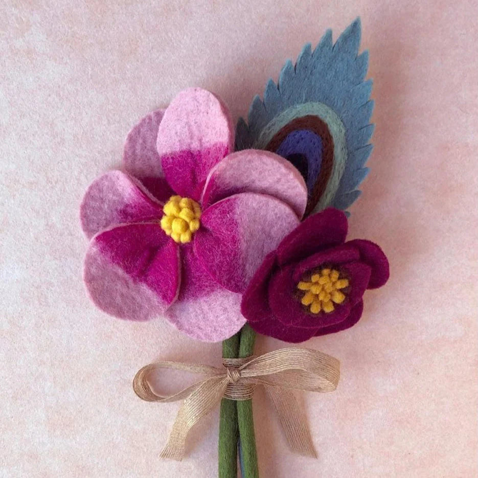 Preorder Magnolia Bloom: Handmade Felt "Forever Flower"